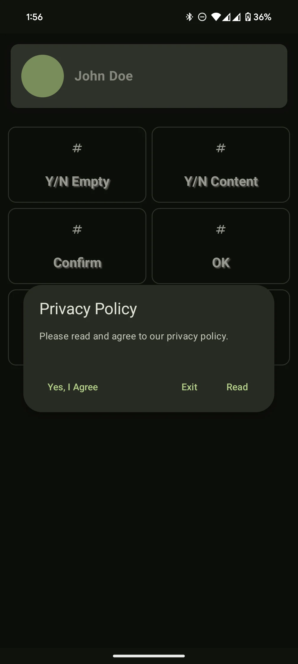 PressF Test App screenshot